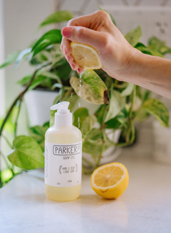 Hand & Body Liquid Soap: Lemon LIMITED EDITION