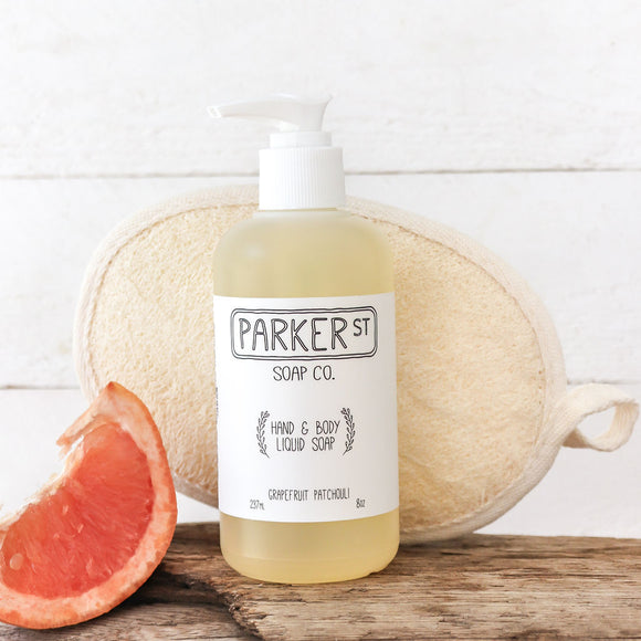 Hand & Body Liquid Soap: Grapefruit Patchouli