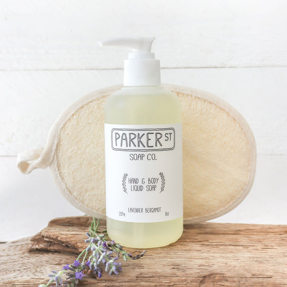 Hand & Body Liquid Soap: Lavender Bergamot