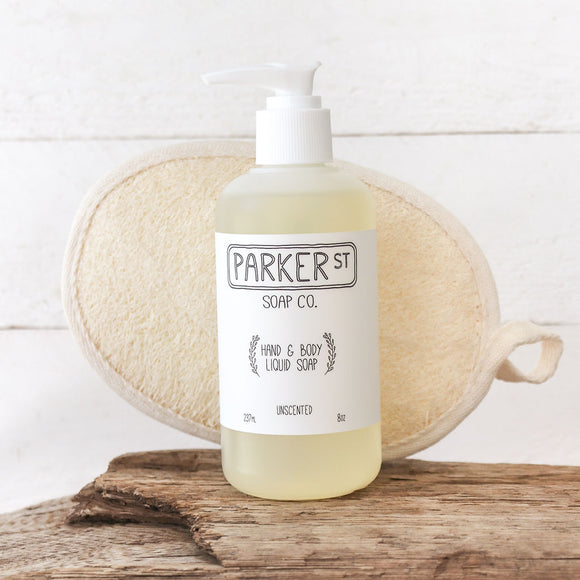 Hand & Body Liquid Soap: Unscented